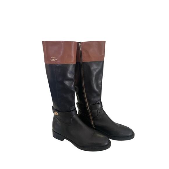 Eva Mat Calf/mat Calf Coach Riding Boots Womens Size 8.5B - Picture 1 of 6